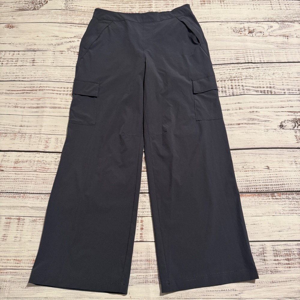 Calvin Klein Performance Stretch Baggy Pants Blue Gray Women's Size‎ Large